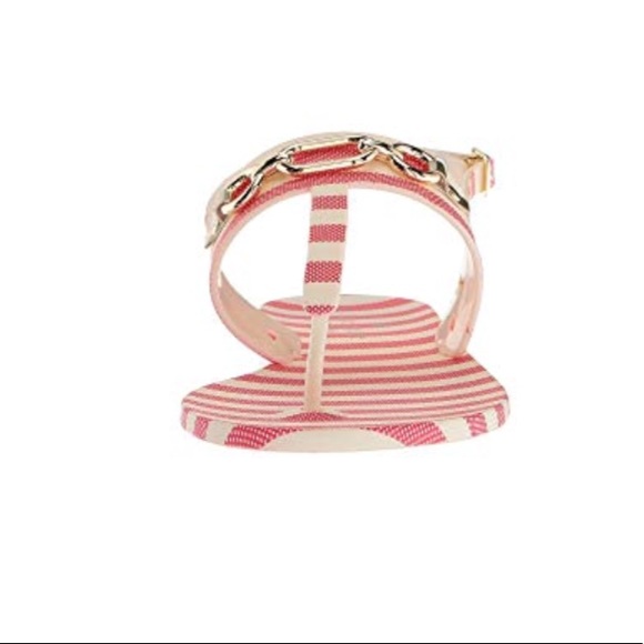 NWT Kate Spade red and white rubber sandals - Picture 4 of 6